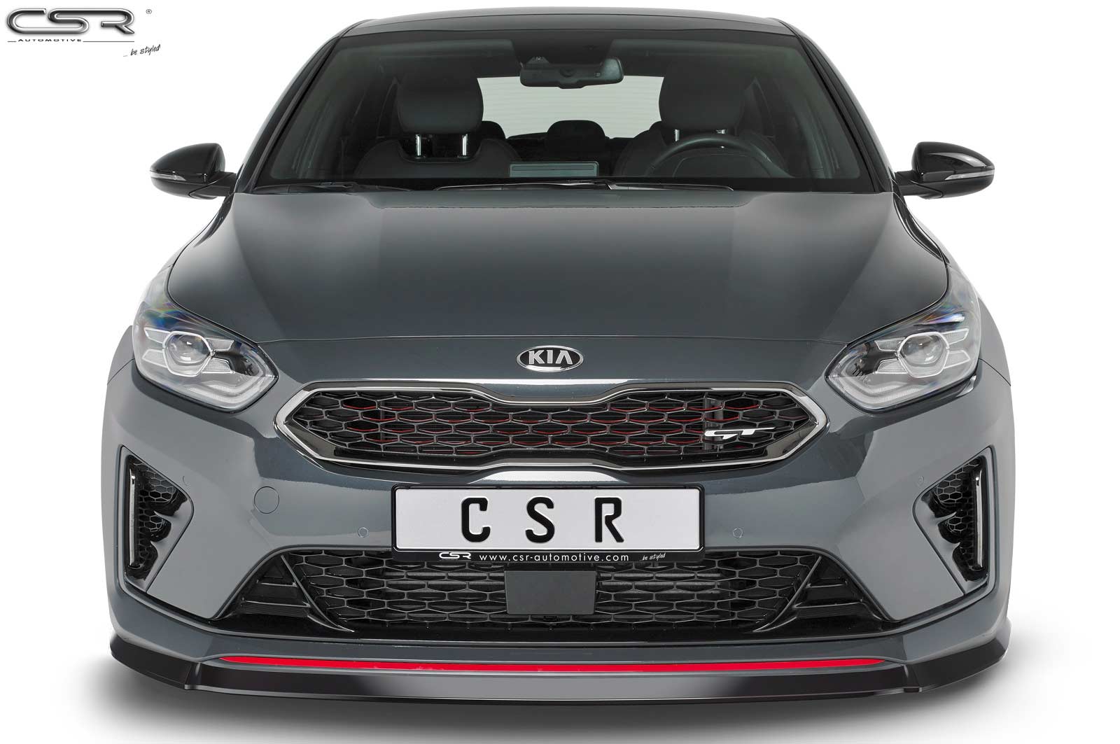 Voorspoiler Kia Ceed (CD) GT CSR Glans Zwart