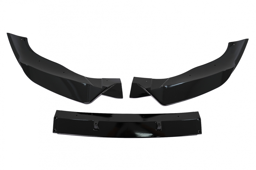 Voorspoiler BMW X3 G01 X4 G02 LCI (2021-Up) M Pakket Glans Zwart