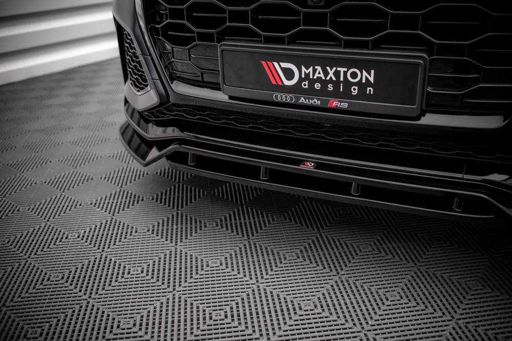Voorspoiler V.3 Audi RSQ8 Maxton Glans Zwart