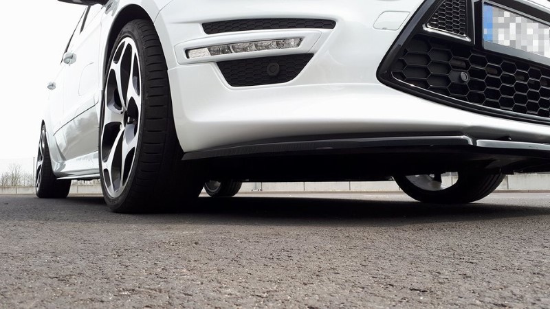 Voorspoiler Ford S-Max Titanium Mk1 FL Glanzend Zwart