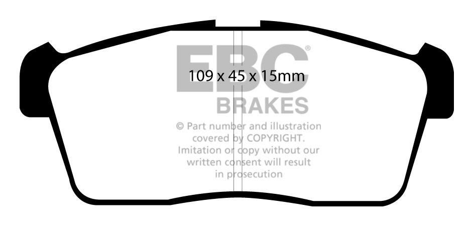 EBC Brakes SUZUKI Ignis Sport 1.5 2003-2005 Remblokken voorzijde
