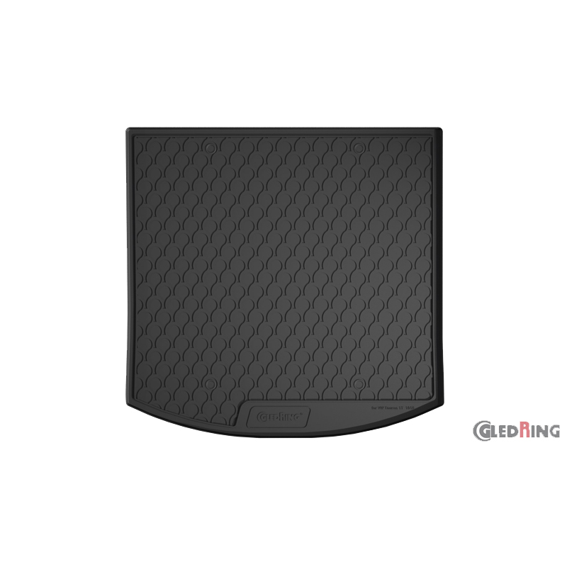 Rubbasol (Rubber) Kofferbakmat  Volkswagen Touran 2003-2015 (5-personen) (Hoge laadvloer)