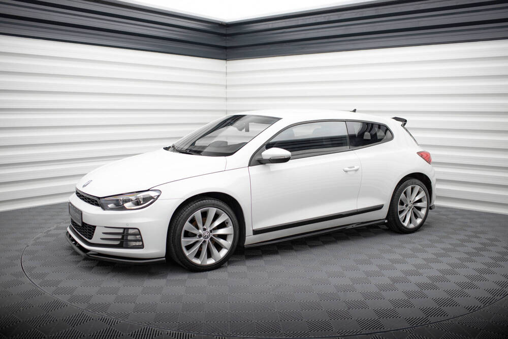 Zijskirts Volkswagen Scirocco FL Maxton Glans Zwart