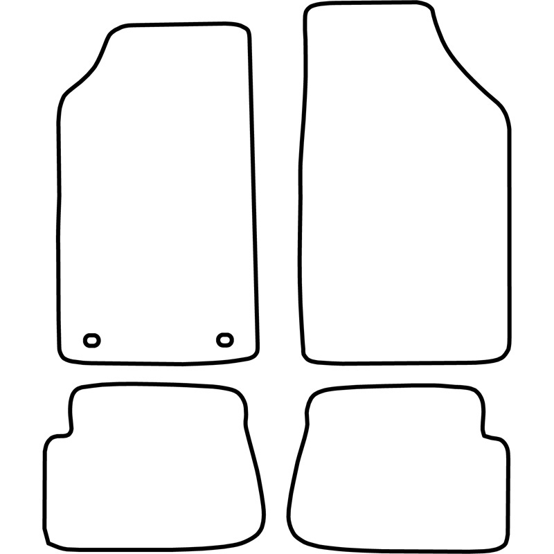 Automatten Velours  Peugeot 205 1984-1998 /309 1987-1993