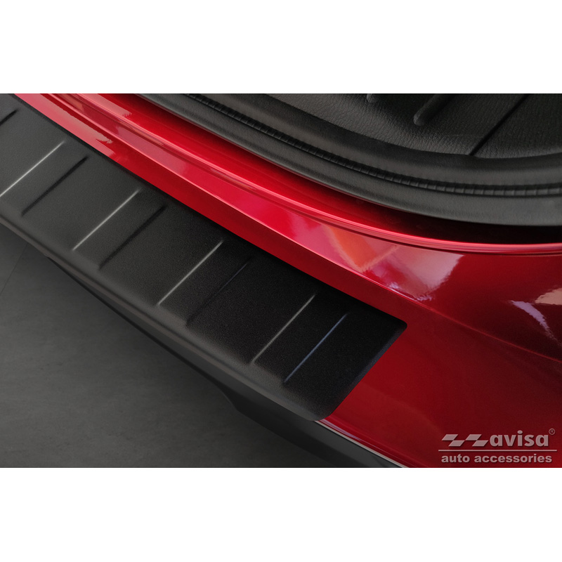 Matzwart RVS Achterbumperprotector  Mazda CX5 II 2017- incl. Facelift 'Ribs'