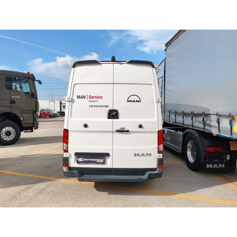 Motordrome Dakspoiler V.2  Volkswagen Crafter II (H2) 2016- & MAN TGE (H2) 2017- (PU)