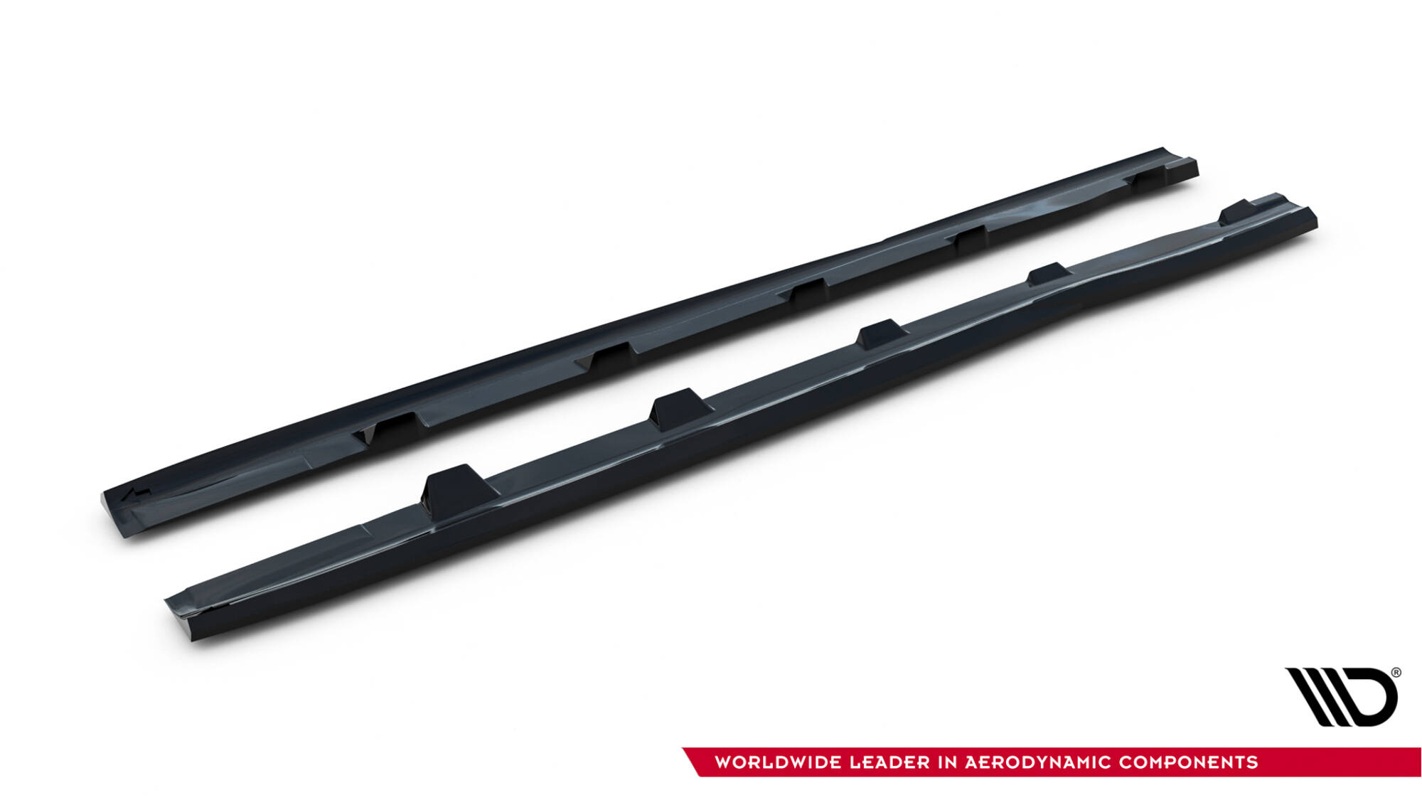 Street Pro Zijskirts Ford Focus ST MK3 Facelift Maxton Glanzend zwart