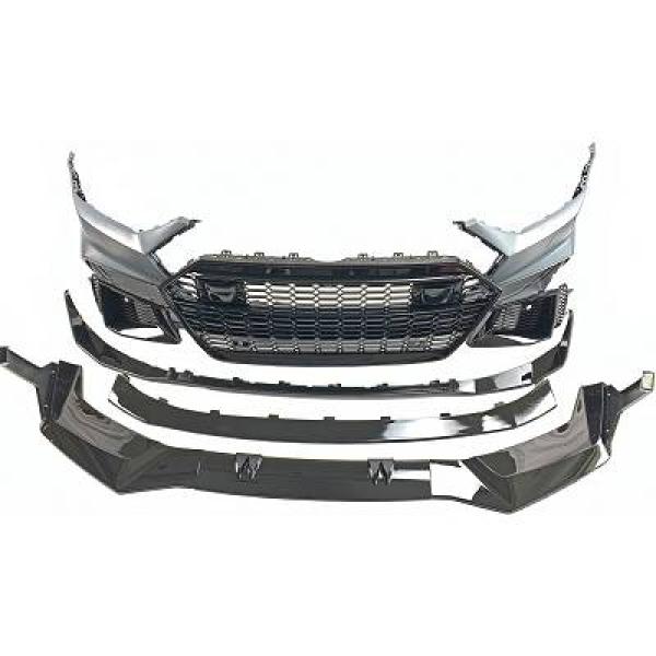Voorbumper Audi A7 C8 4K8 2019-.. RS7 Look Zwart