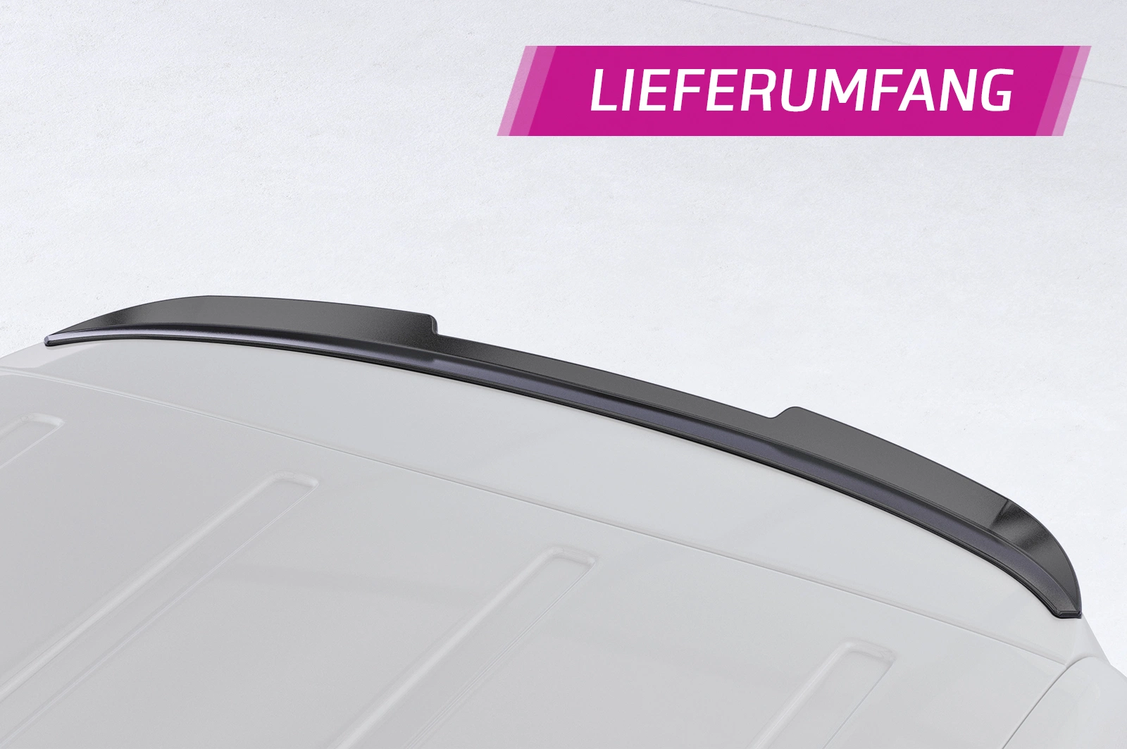 Achterspoiler VW Caddy 4 (Typ SA) Glans Zwart – CSR Automotive