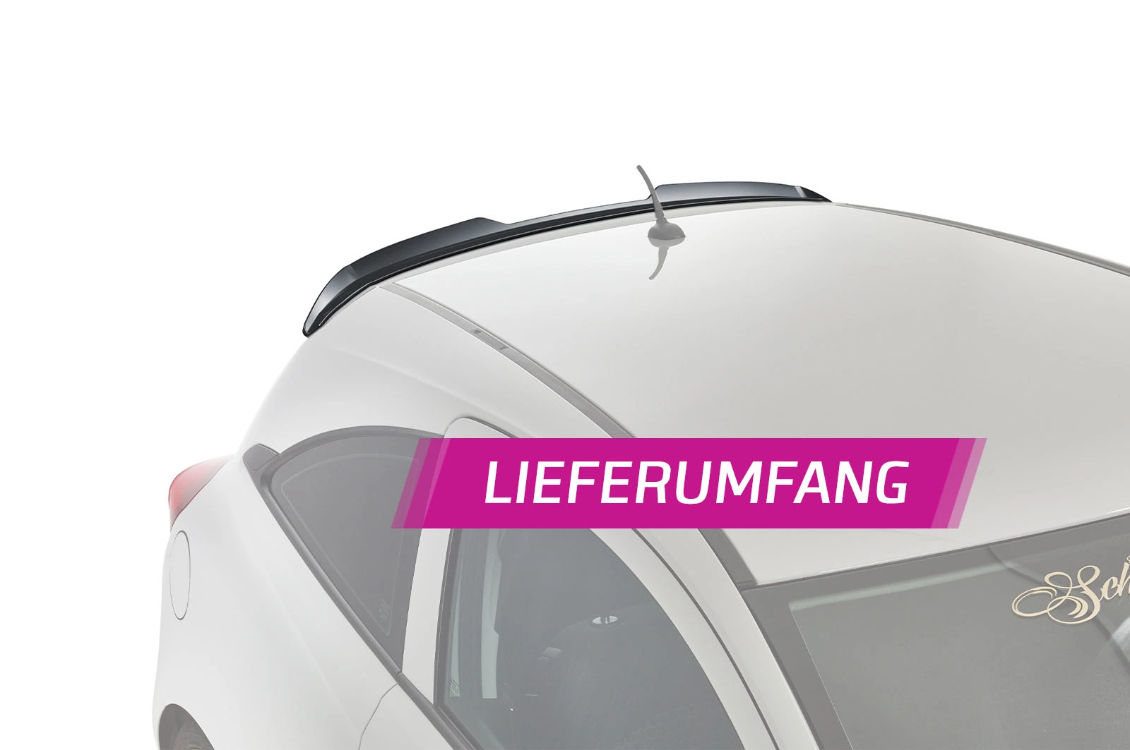 Achterspoiler Opel Corsa E Glans Zwart – CSR Automotive