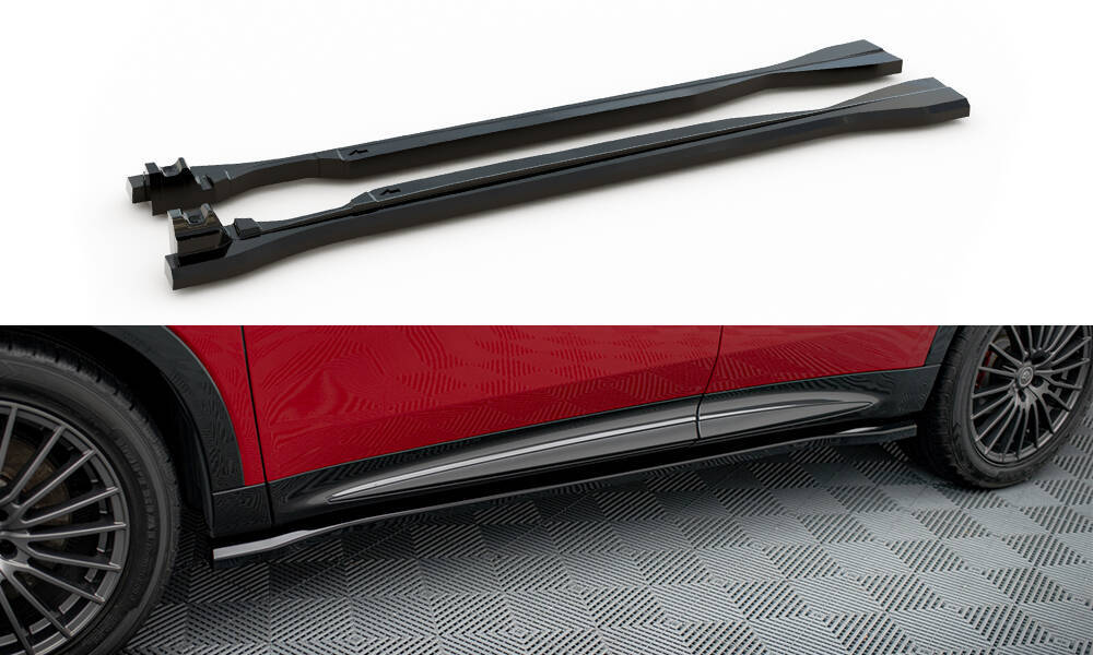 Zijskirts Alfa Romeo Tonale Maxton Glans Zwart