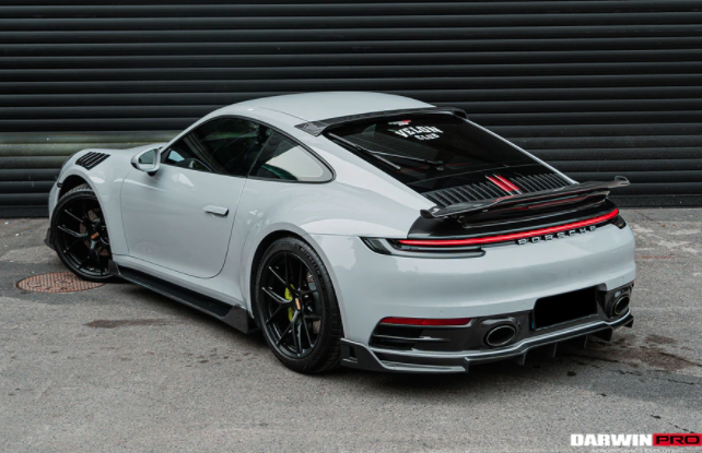 Porsche 911 992 Carrera/Targa/S BKSS Style Carbon Zijskirts 2019-2021