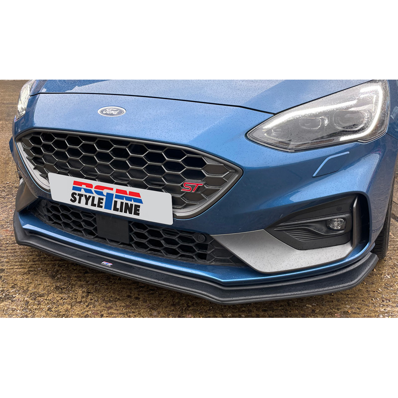 RGM Voorspoiler  Ford Focus IV ST & ST-Line 2018- - Zwart (ABS)