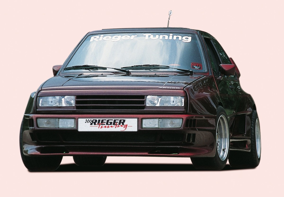 Voorschermen Breedversie ll VW Golf II Polyester Rieger