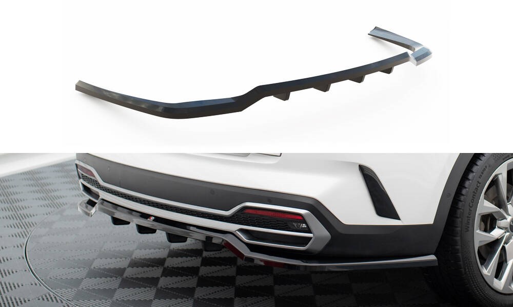 Achter Splitter Kia Sorento Mk4 2020-.. Glans Zwart