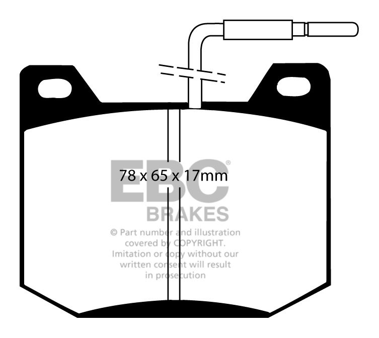 EBC Brakes CHRYSLER (EU) 2 Litre 2.0 73-79 Remblokken voorzijde