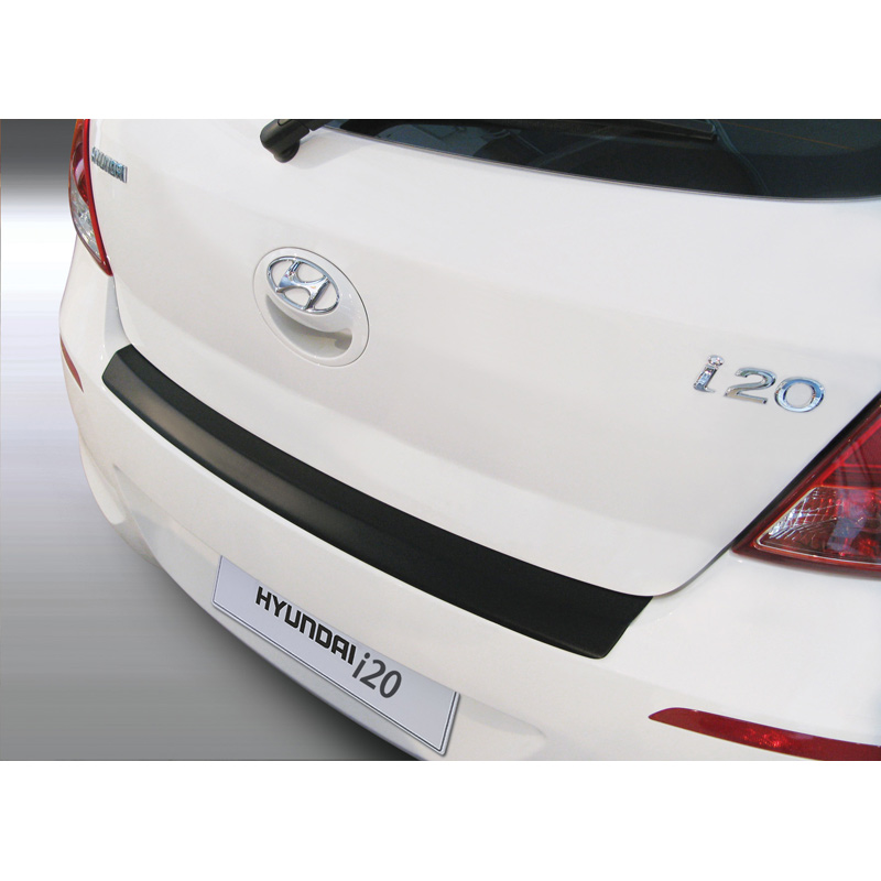 ABS Achterbumper beschermlijst  Hyundai i20 3/5 deurs 2012-2014 Zwart