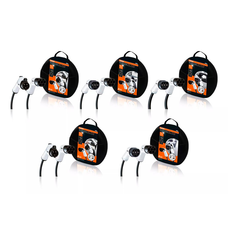 Osram BATTERYcharge 7PIN Type2>2 16A 3ph (5m) - Laadkabel EV
