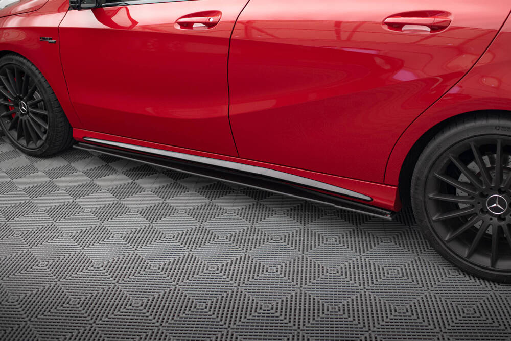 Zijskirts Mercedes A Klasse AMG Pakket / A45 AMG W176 Maxton Street Pro