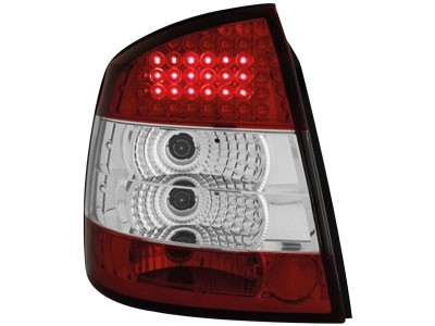 Achterlichten Opel Astra G LED  rood/wit
