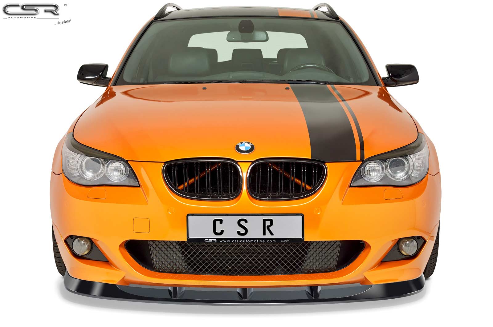 Voorspoiler BMW 5-Serie E60/E61 Glans Zwart