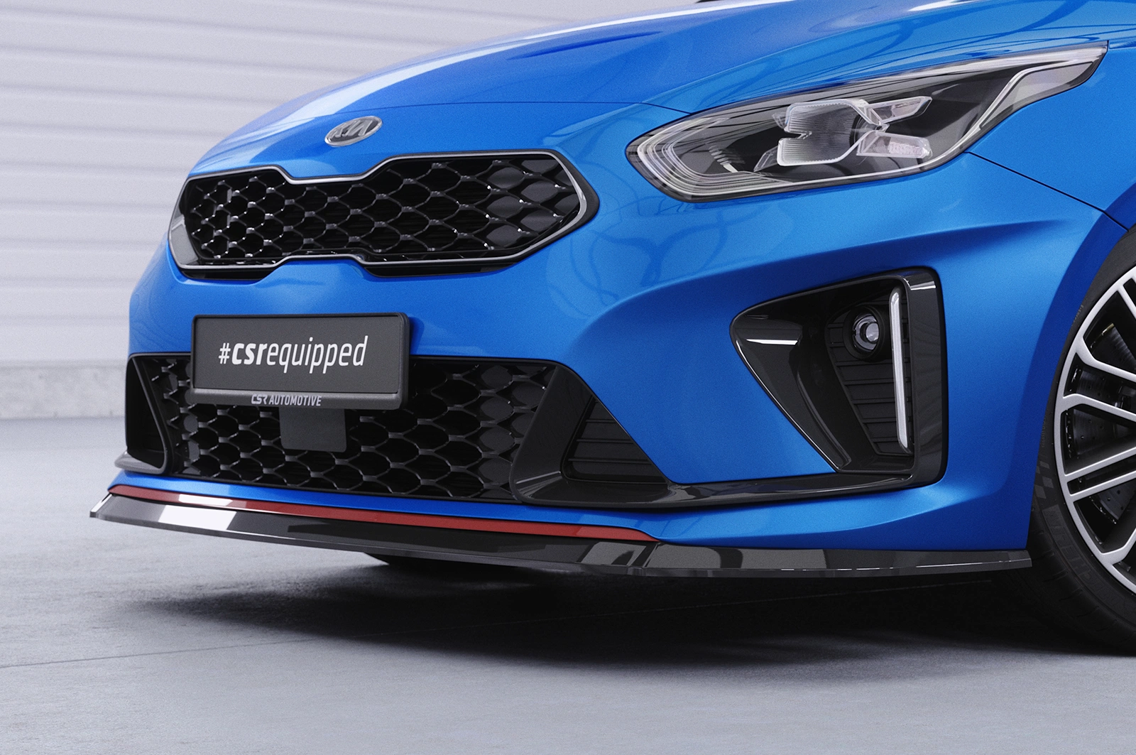 Voorspoiler Kia Ceed / ProCeed (CD) GT Glans Zwart – 2018–2021