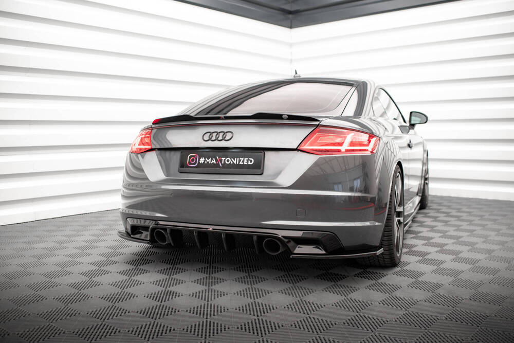 Spoiler Audi TT S-Line / TTS 8S Maxton Glans Zwart