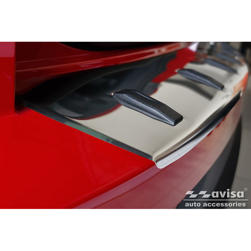 RVS Achterbumperprotector  Skoda Karoq (NU7) Facelift incl. Sportline 2022- 'STRONG EDITION'