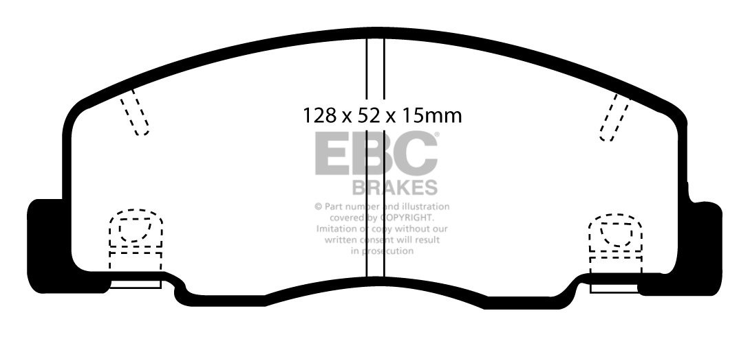 EBC Brakes TOYOTA Town Ace 2.2 TD (CR40) 96-2001 Remblokken voor