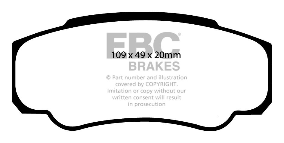 EBC Brakes FIAT BEDRIJFSWAGEN Ducato 1.9 D 2001-2006 Remblokken