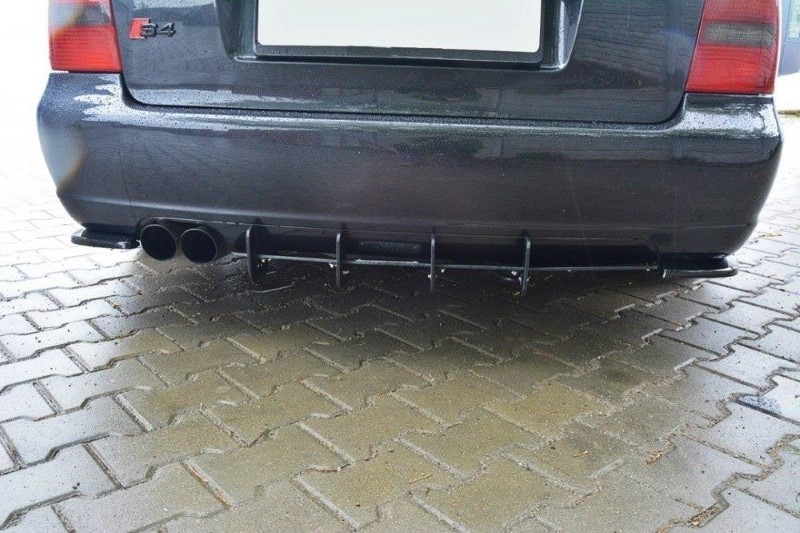 Achter Diffuser Audi S4 B5 Avant Glanzend Zwart