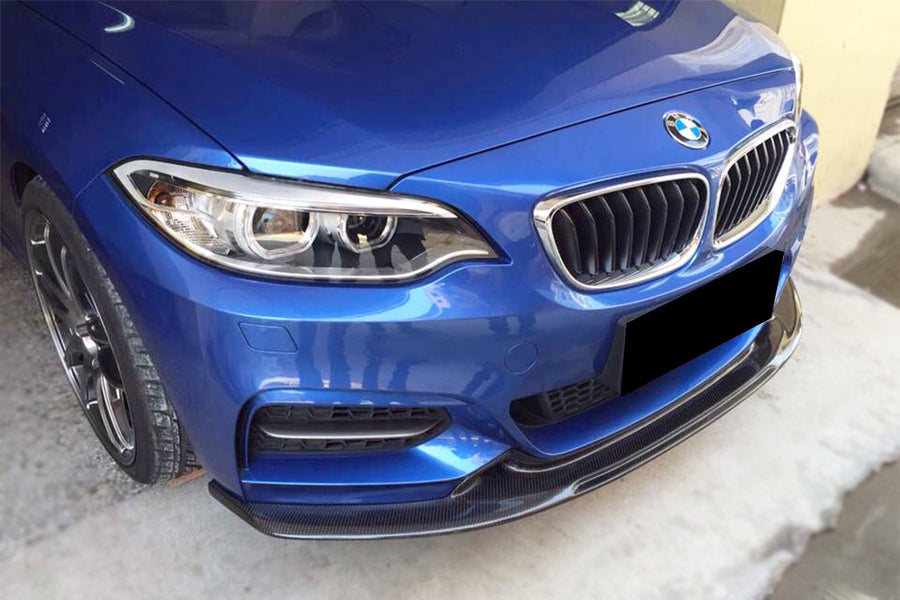 BMW 2 Series F22/F23 EXOT Style Carbon Voorspoiler (M-Tech Only) 2013-2016