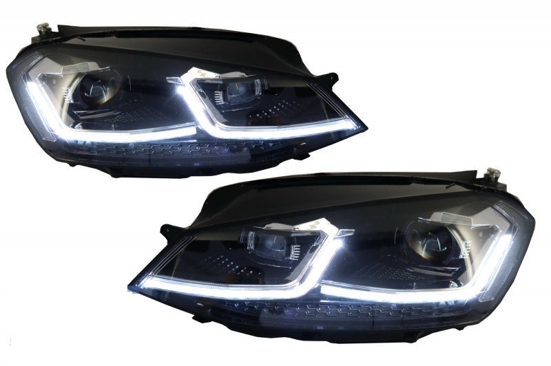 Koplampen VW Golf VII FULL LED dagrijverlichting 7.5 Facelift Look