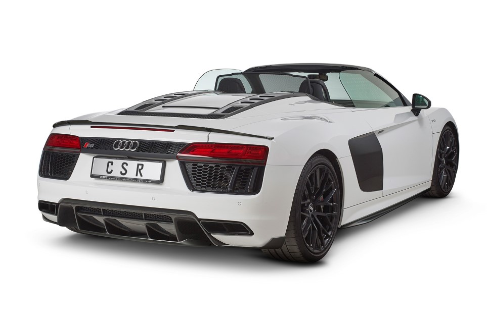 Achterklep Spoiler Audi R8 (4S) Spyder Glans Zwart