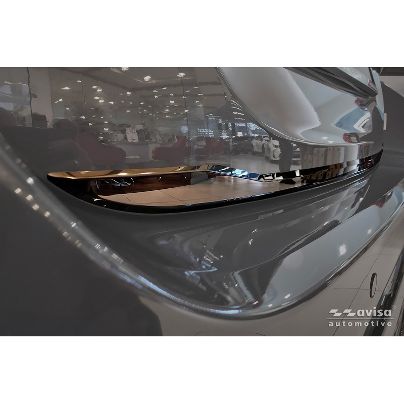 Avisa Zwart Chroom RVS Kofferbak Sierlijst  Toyota Yaris (P21) 2020-2024 & Facelift 2024-