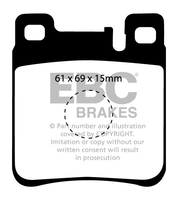 EBC Brakes MERCEDES E-Class (W210) E320 TD Station 97-2003 Rembl