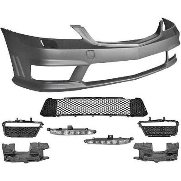 Voorbumper Mercedes S-Klasse W221 05-13 incl. LED DRL