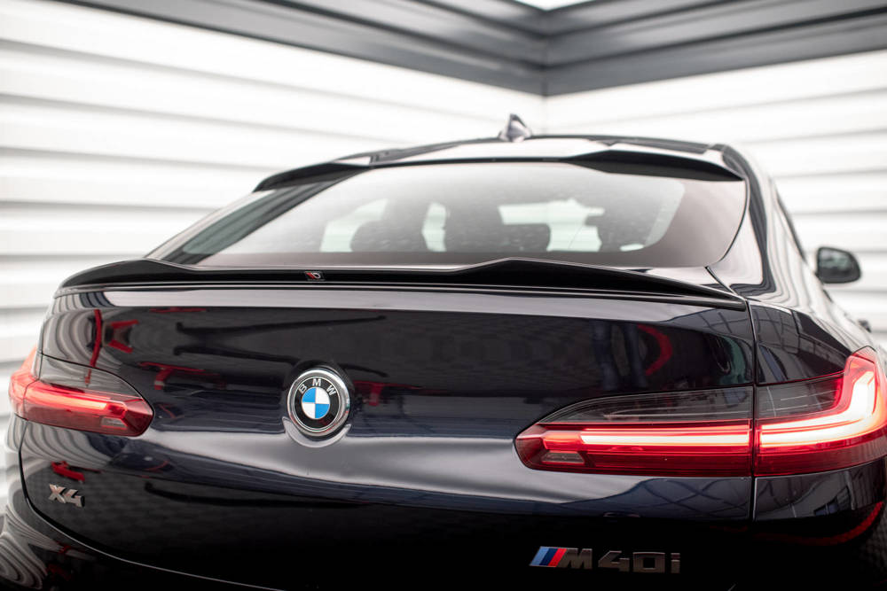 Spoiler BMW X4 M-Pack G02 Maxton Glans Zwart