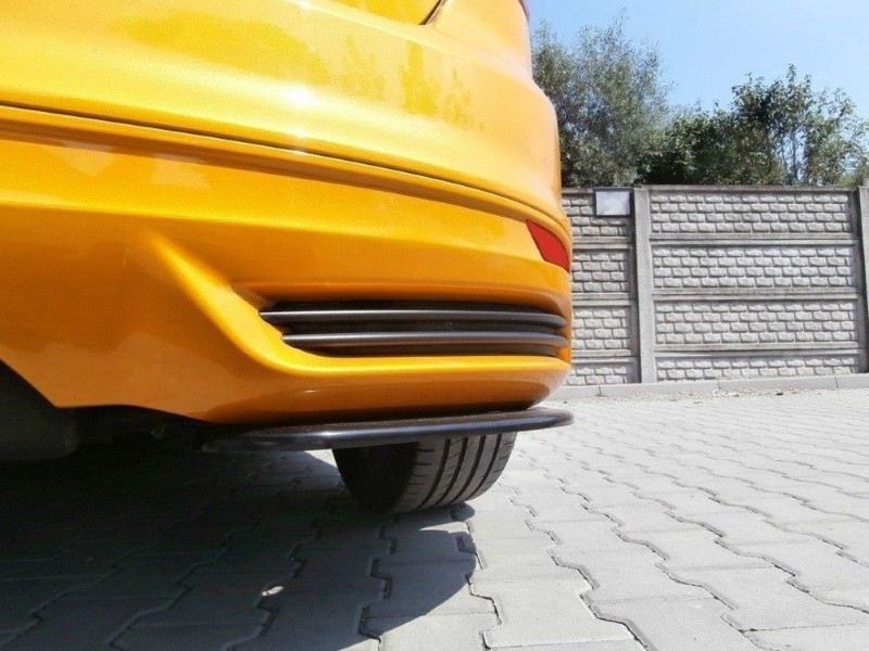 Achterzij Spoilers Ford Focus ST Mk3 Hatchback Glanzend Zwart