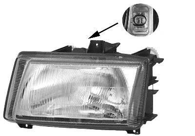 koplamp, Valeo, H4, rechts, 01/2000-VW Polo, Sedan/Variant, 1994