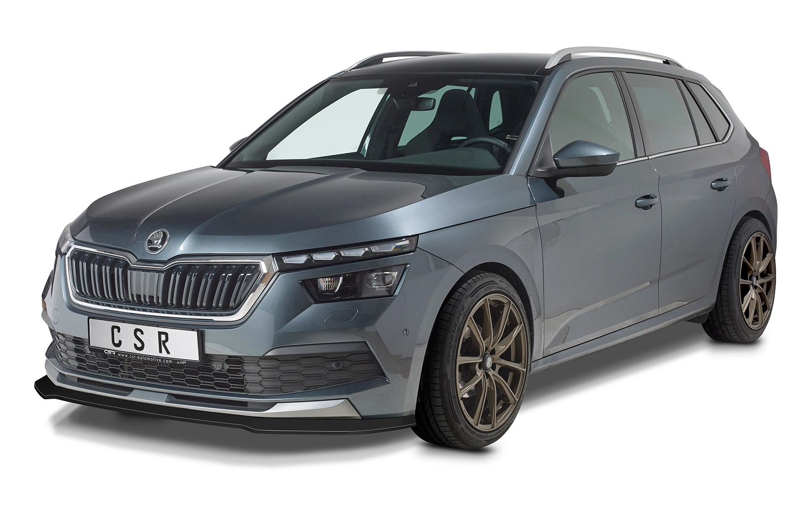 Voorspoiler Skoda Kamiq Glans Zwart – CSR Automotive