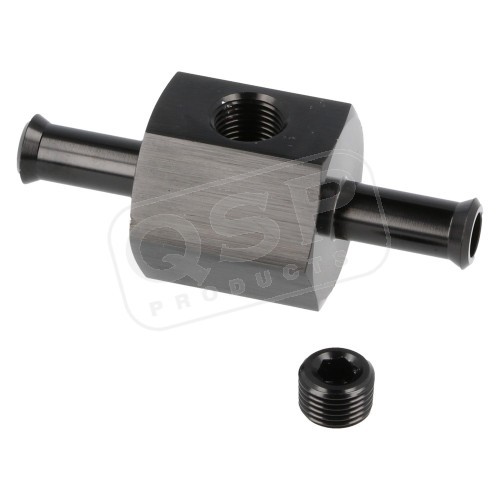 QSP Brandstofdruk adapter zwartQSP Brandstofdruk adapter zwart