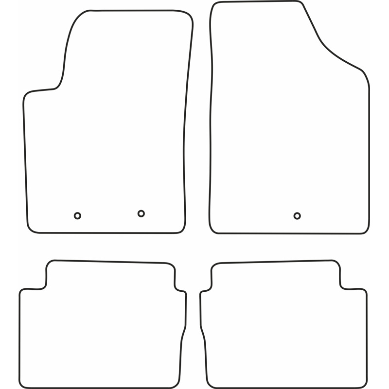 Automatten Velours  Hyundai i10 2010-2013