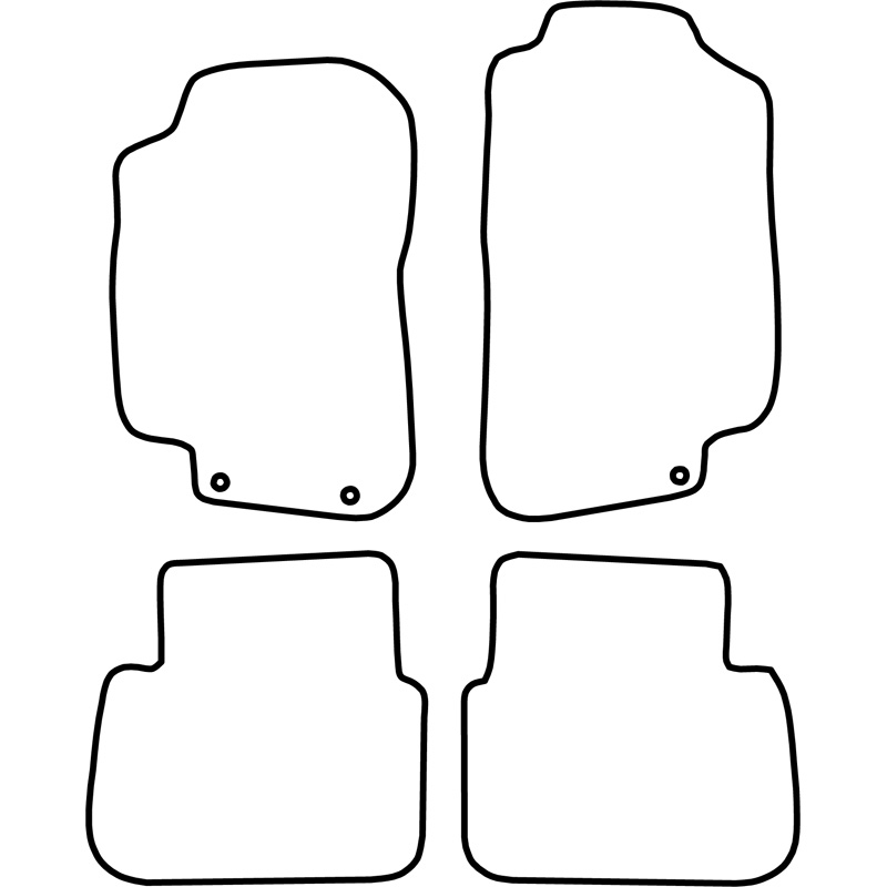Automatten  Saab 9-5 2010-