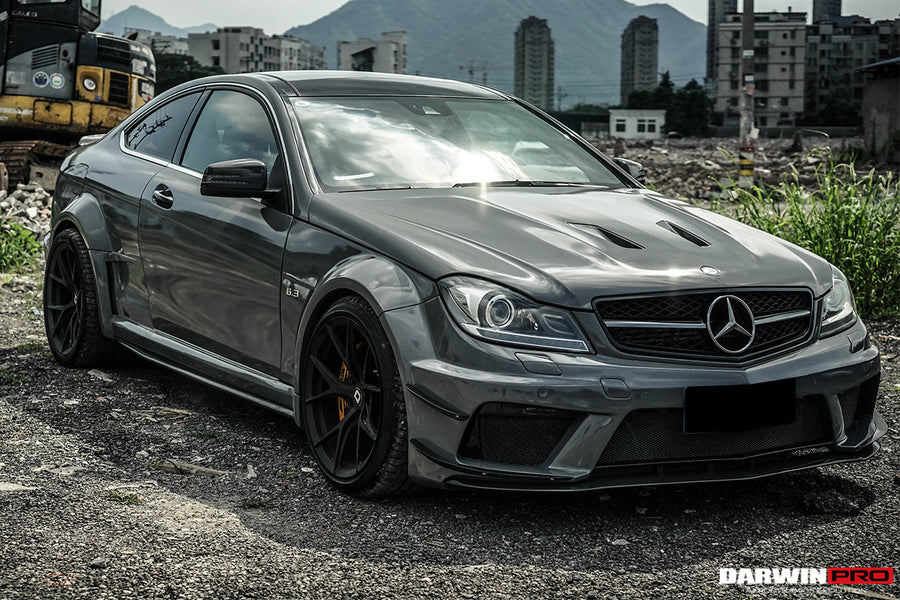 Mercedes Benz W204 C-Klasse Coupe BKSS Style Carbon Wide Full Body Kit 2012-2014