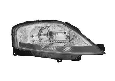 koplamp, H7+H1, elektr verstelb, incl stelmotortje, rechts Citro