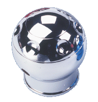 Schakelpook  PK Sputnik chrome/chrome ring (special