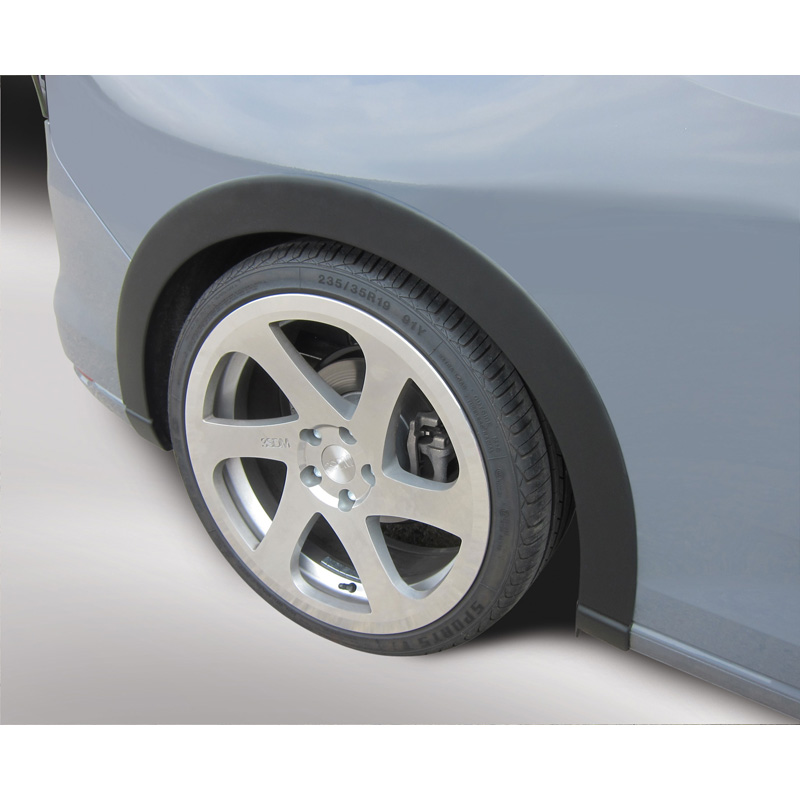RGM Spatbordverbreders  Volkswagen Caddy V 2020- Korte wielbasis - dubbele schuifdeur - Zwart