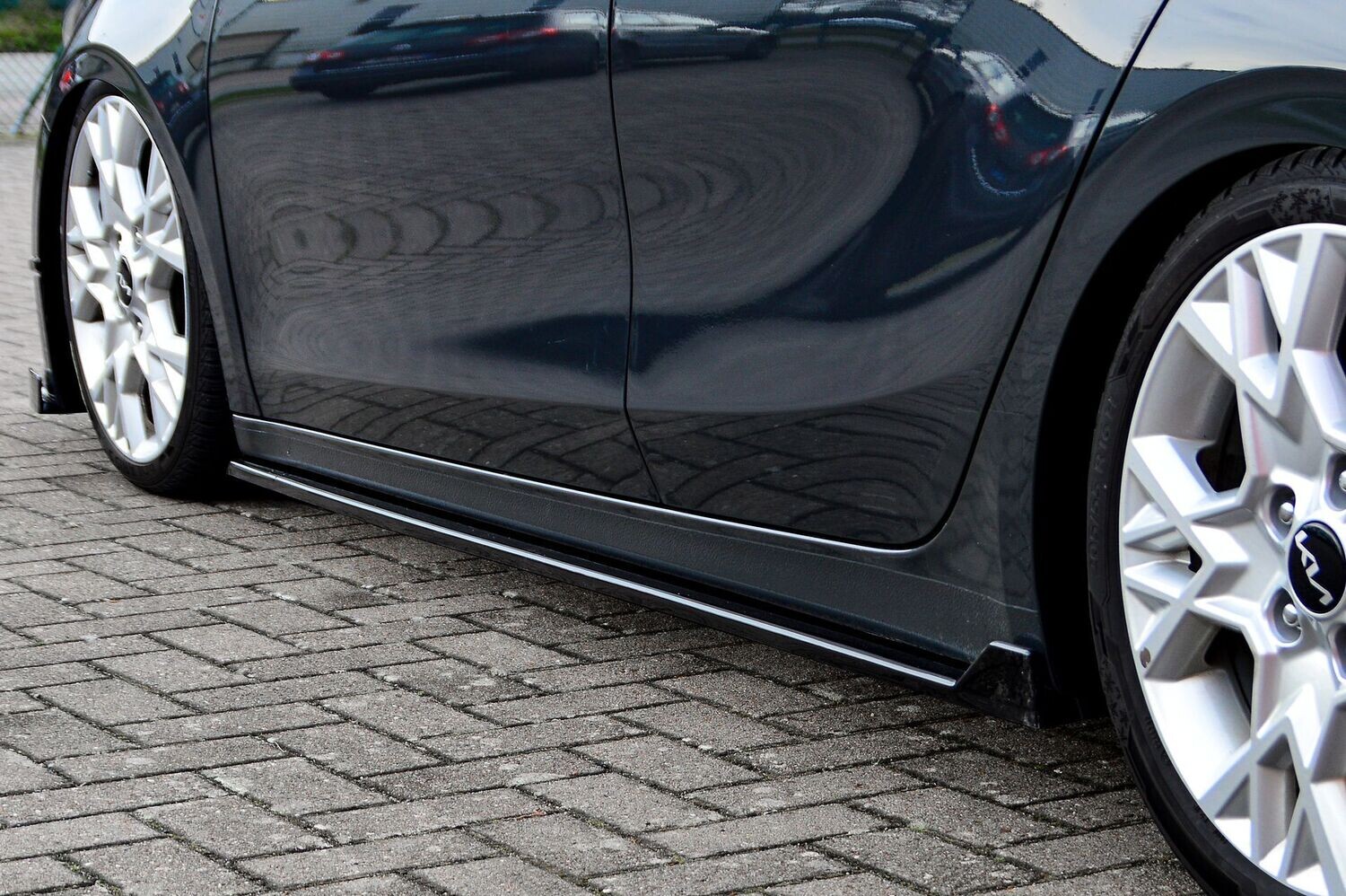 Zijskirts met vleugel achterzijde Kia Ceed GT 21-