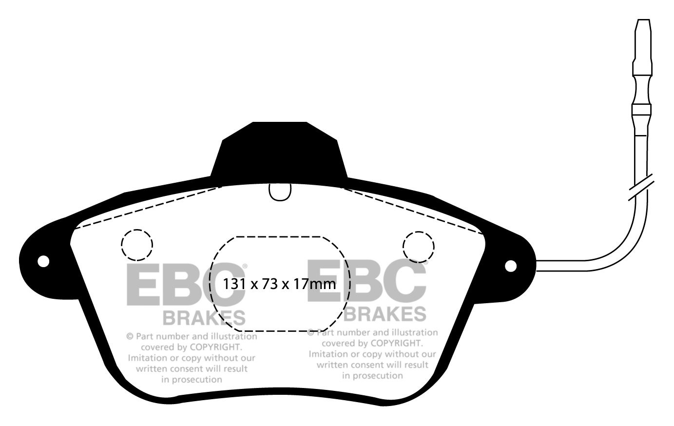 EBC Brakes CITROEN XM 3.0 Sedan 91-96 Remblokken voorzijde